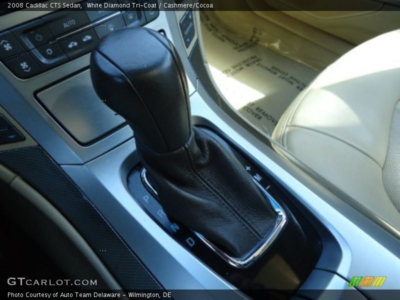 White Diamond Tri-Coat / Cashmere/Cocoa 2008 Cadillac CTS Sedan