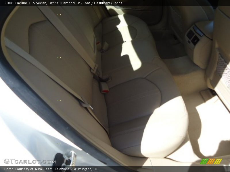 White Diamond Tri-Coat / Cashmere/Cocoa 2008 Cadillac CTS Sedan