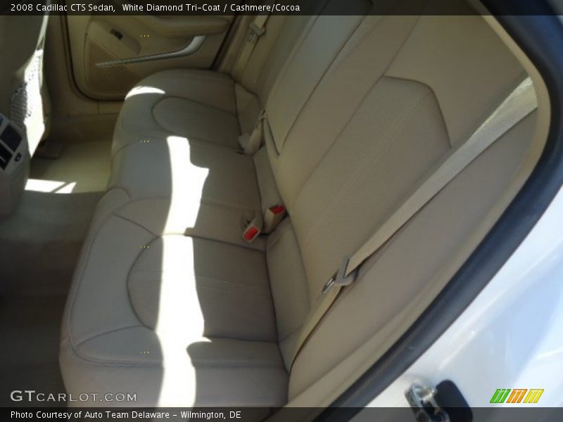 White Diamond Tri-Coat / Cashmere/Cocoa 2008 Cadillac CTS Sedan