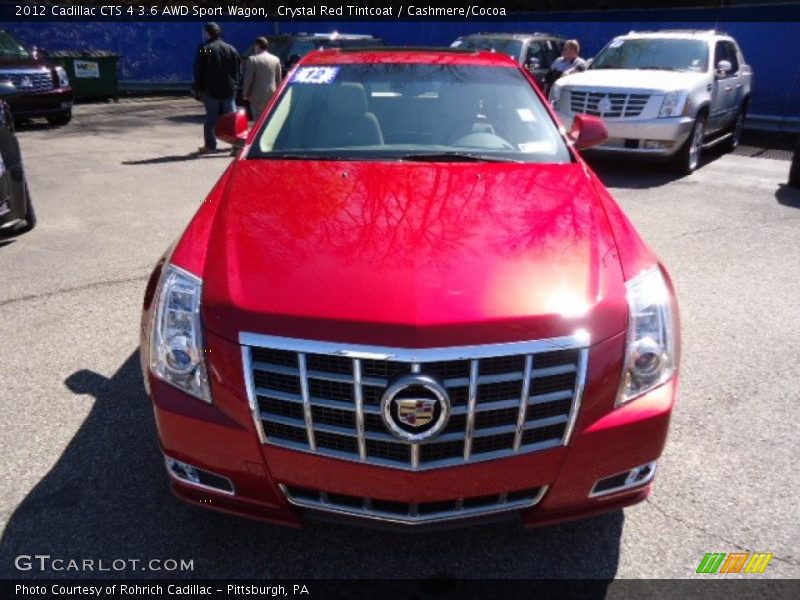Crystal Red Tintcoat / Cashmere/Cocoa 2012 Cadillac CTS 4 3.6 AWD Sport Wagon