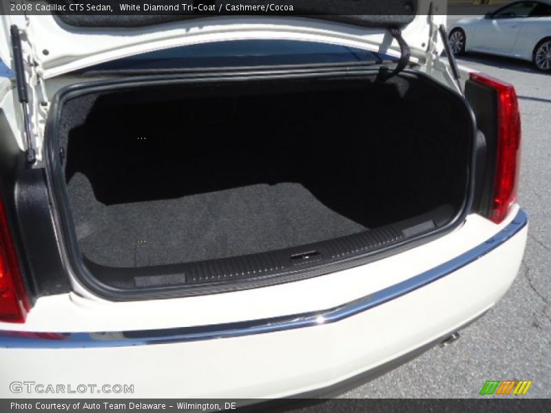 White Diamond Tri-Coat / Cashmere/Cocoa 2008 Cadillac CTS Sedan