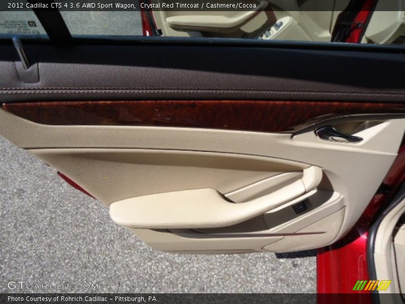 Crystal Red Tintcoat / Cashmere/Cocoa 2012 Cadillac CTS 4 3.6 AWD Sport Wagon