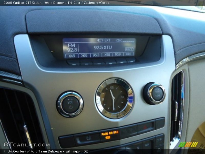 White Diamond Tri-Coat / Cashmere/Cocoa 2008 Cadillac CTS Sedan