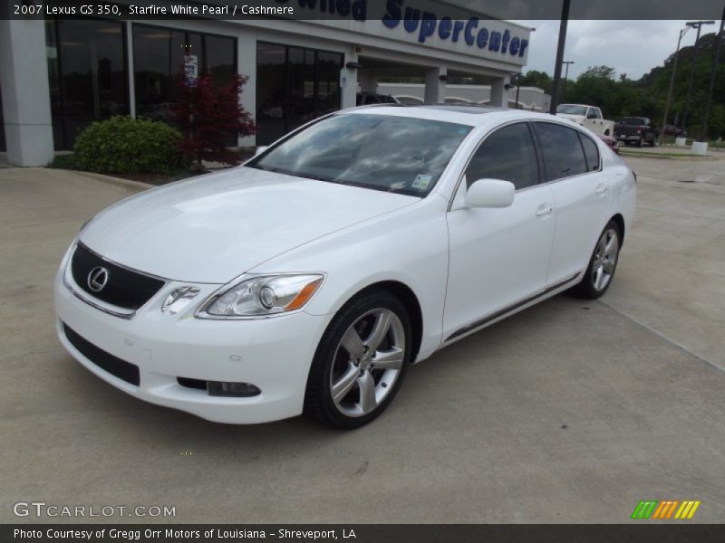 Starfire White Pearl / Cashmere 2007 Lexus GS 350