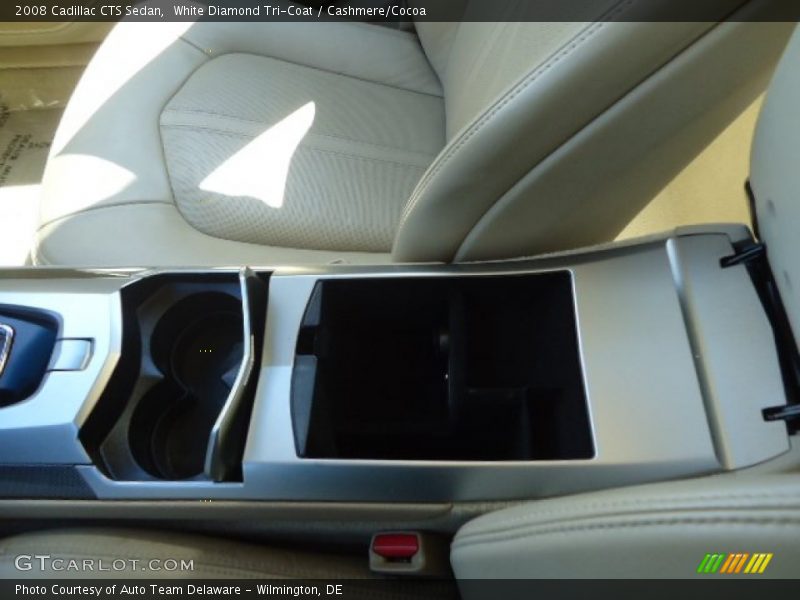 White Diamond Tri-Coat / Cashmere/Cocoa 2008 Cadillac CTS Sedan