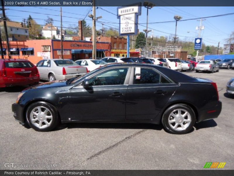 Black Ice / Ebony 2009 Cadillac CTS 4 AWD Sedan