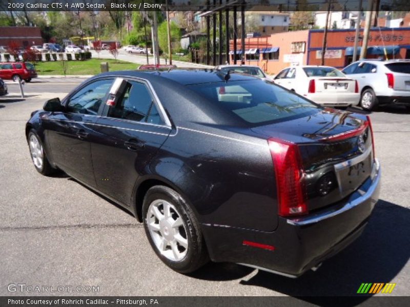 Black Ice / Ebony 2009 Cadillac CTS 4 AWD Sedan