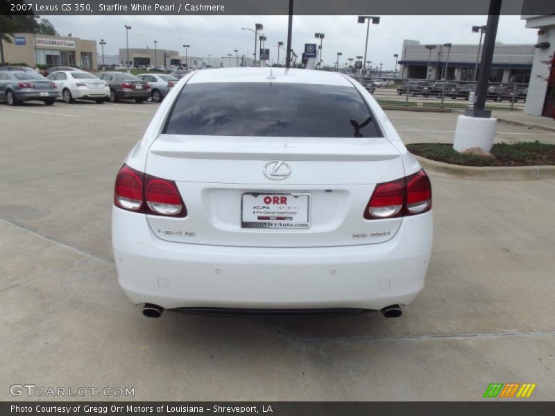 Starfire White Pearl / Cashmere 2007 Lexus GS 350