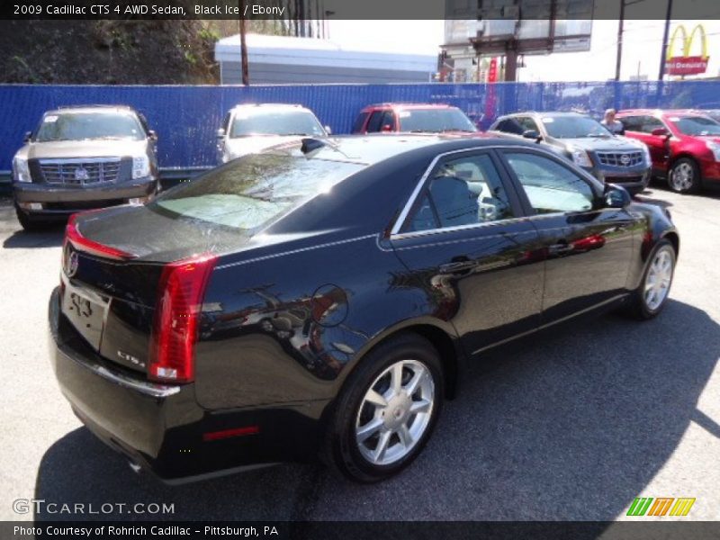 Black Ice / Ebony 2009 Cadillac CTS 4 AWD Sedan