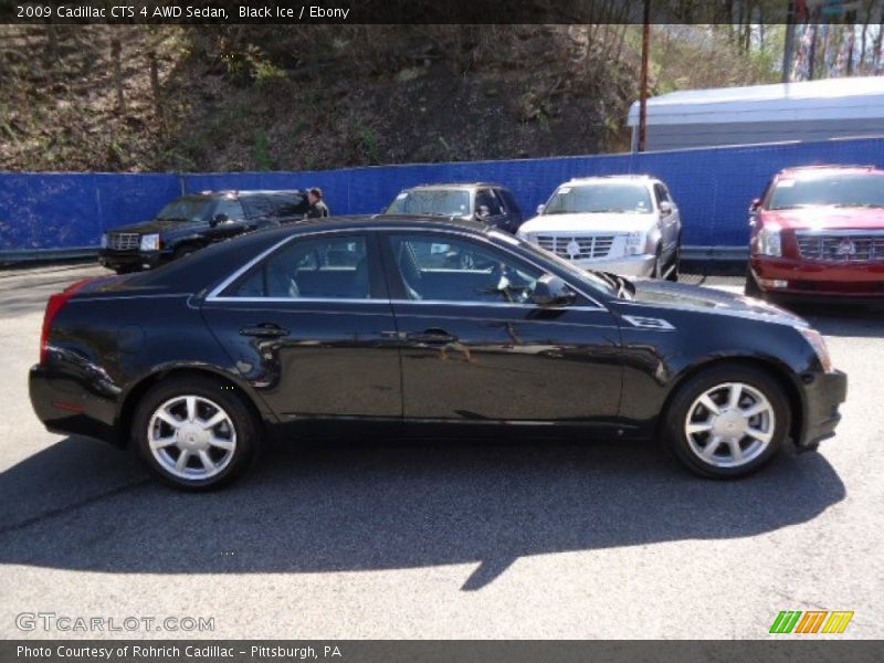 Black Ice / Ebony 2009 Cadillac CTS 4 AWD Sedan