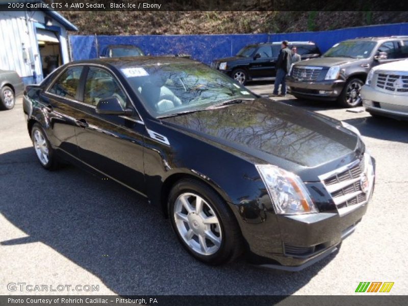 Black Ice / Ebony 2009 Cadillac CTS 4 AWD Sedan