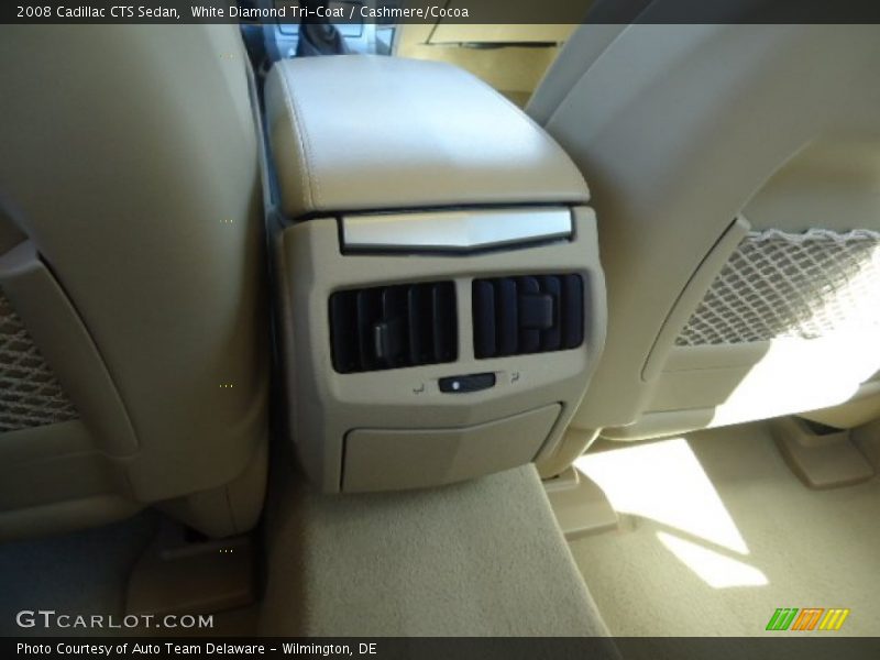White Diamond Tri-Coat / Cashmere/Cocoa 2008 Cadillac CTS Sedan