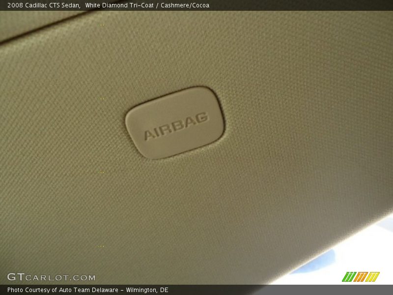 White Diamond Tri-Coat / Cashmere/Cocoa 2008 Cadillac CTS Sedan