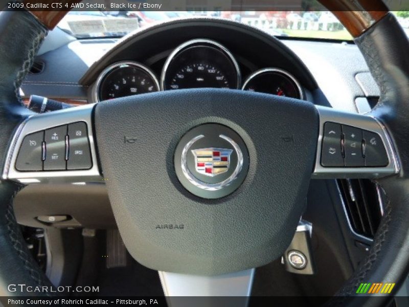 Black Ice / Ebony 2009 Cadillac CTS 4 AWD Sedan
