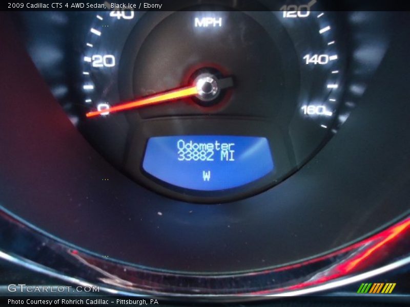 Black Ice / Ebony 2009 Cadillac CTS 4 AWD Sedan