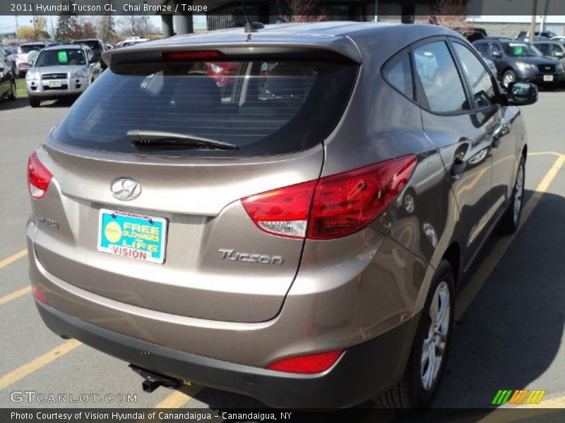 Chai Bronze / Taupe 2011 Hyundai Tucson GL