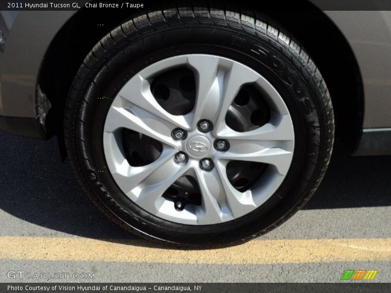 Chai Bronze / Taupe 2011 Hyundai Tucson GL
