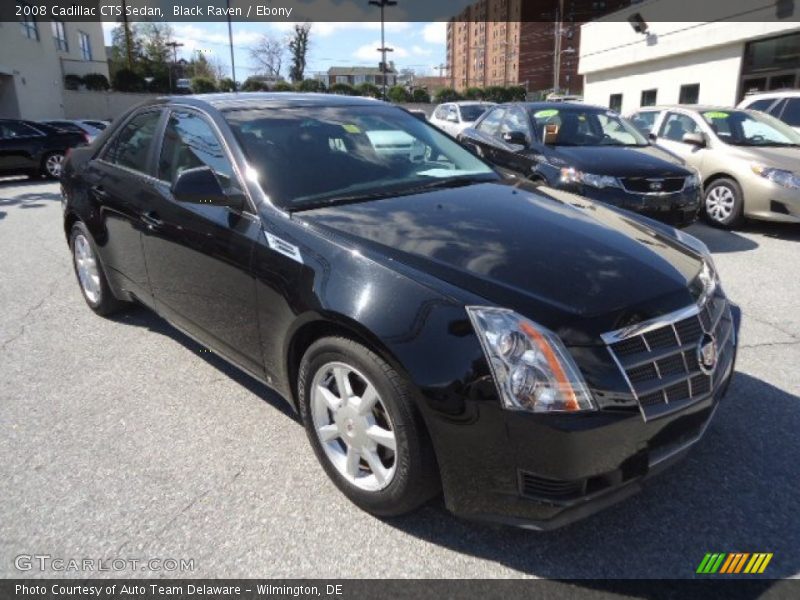 Black Raven / Ebony 2008 Cadillac CTS Sedan