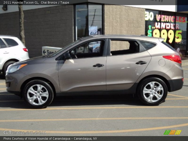 Chai Bronze / Taupe 2011 Hyundai Tucson GL