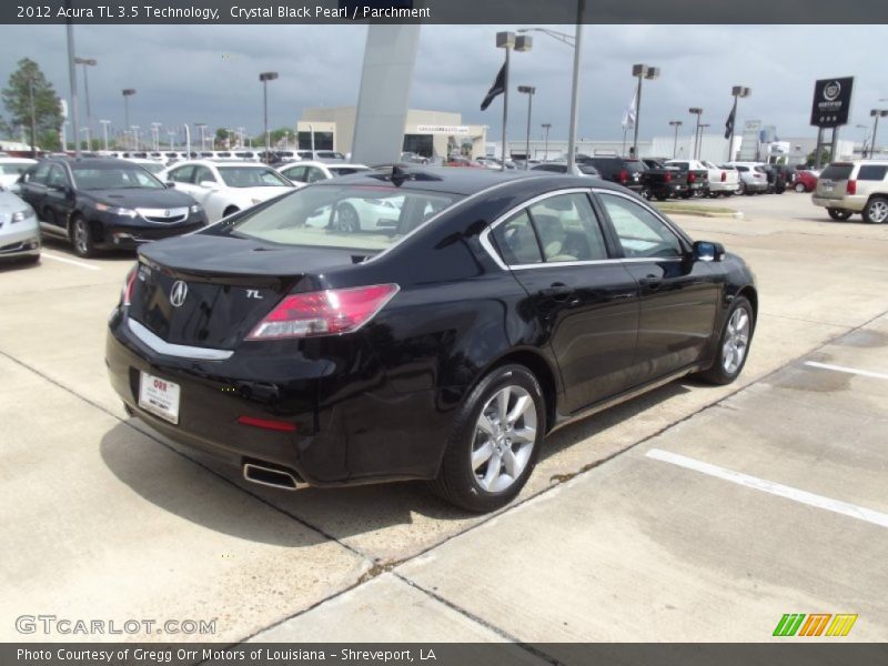 Crystal Black Pearl / Parchment 2012 Acura TL 3.5 Technology