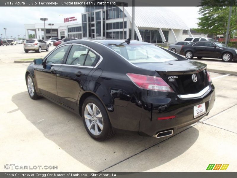 Crystal Black Pearl / Parchment 2012 Acura TL 3.5 Technology