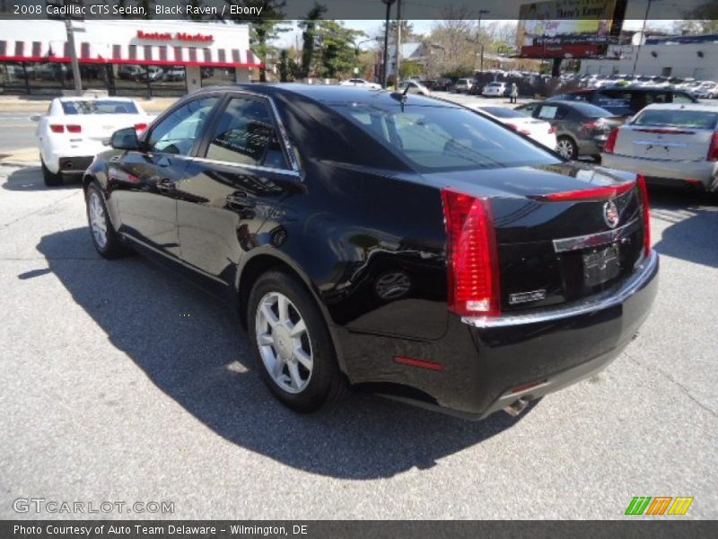Black Raven / Ebony 2008 Cadillac CTS Sedan