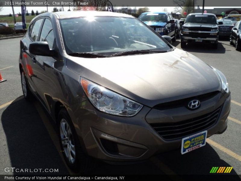 Chai Bronze / Taupe 2011 Hyundai Tucson GL