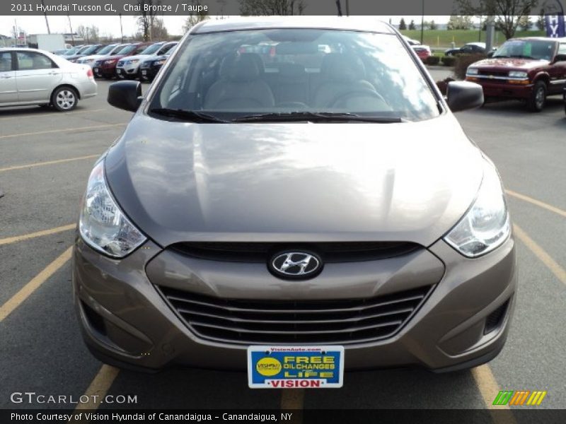 Chai Bronze / Taupe 2011 Hyundai Tucson GL