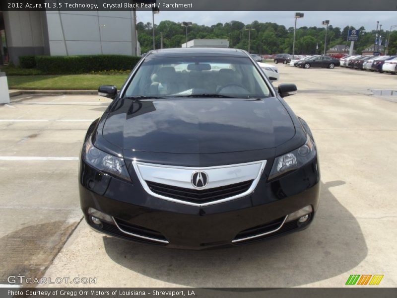 Crystal Black Pearl / Parchment 2012 Acura TL 3.5 Technology