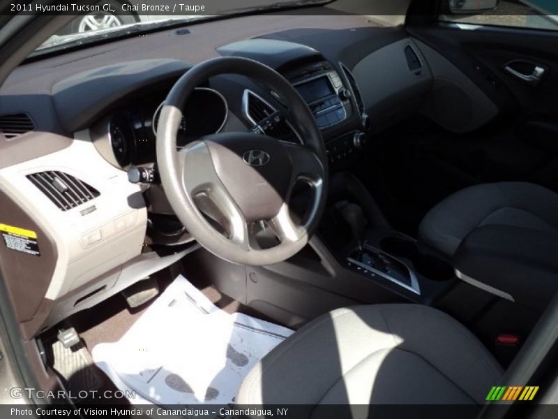 Chai Bronze / Taupe 2011 Hyundai Tucson GL