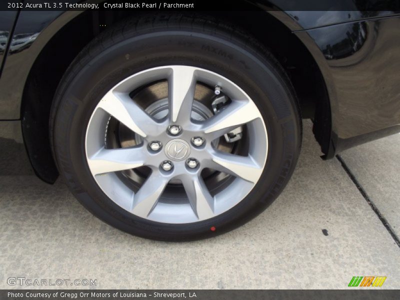 Crystal Black Pearl / Parchment 2012 Acura TL 3.5 Technology