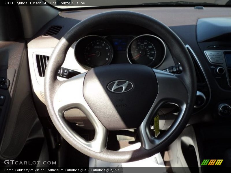 Chai Bronze / Taupe 2011 Hyundai Tucson GL