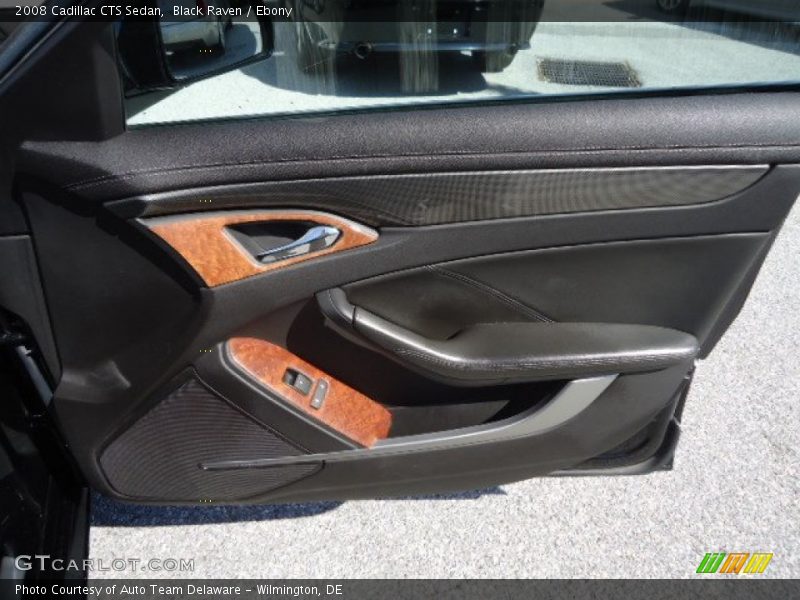 Black Raven / Ebony 2008 Cadillac CTS Sedan