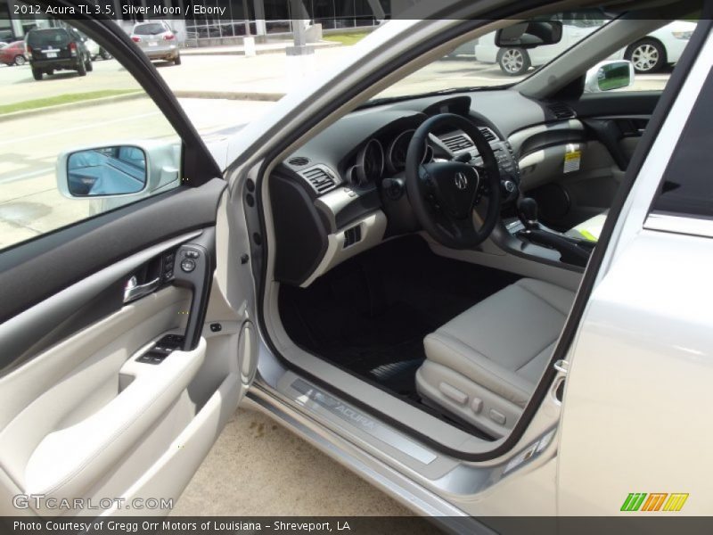 Silver Moon / Ebony 2012 Acura TL 3.5
