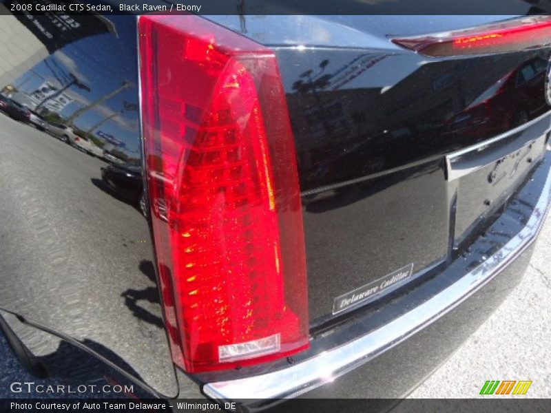 Black Raven / Ebony 2008 Cadillac CTS Sedan