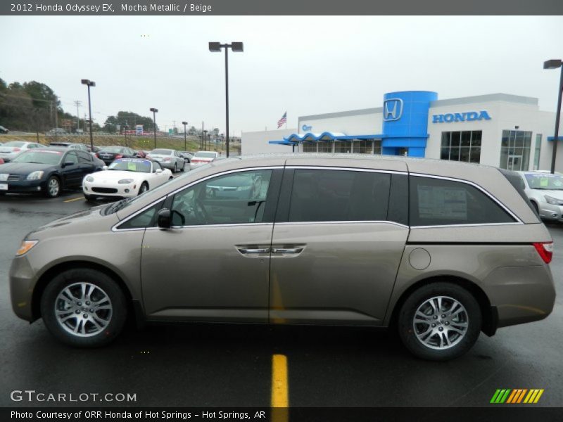 Mocha Metallic / Beige 2012 Honda Odyssey EX