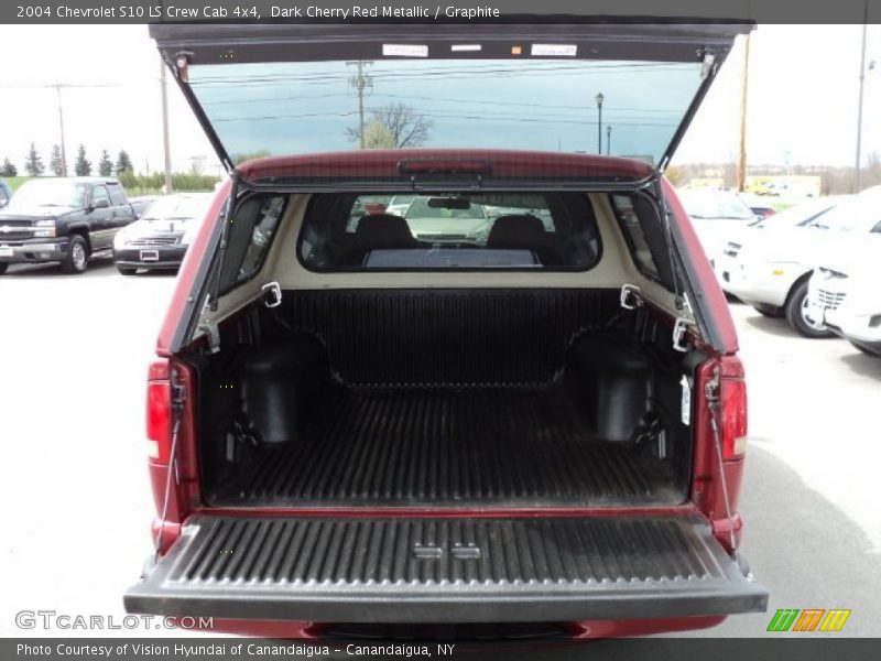 Dark Cherry Red Metallic / Graphite 2004 Chevrolet S10 LS Crew Cab 4x4