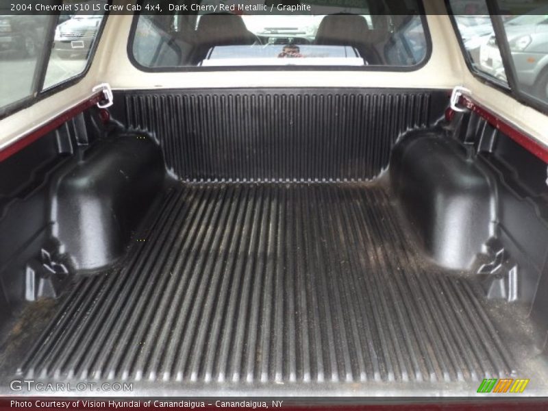Dark Cherry Red Metallic / Graphite 2004 Chevrolet S10 LS Crew Cab 4x4