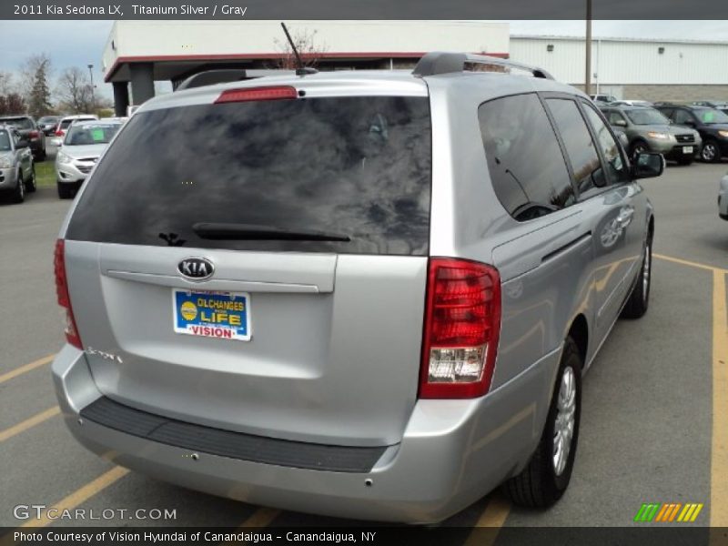 Titanium Silver / Gray 2011 Kia Sedona LX