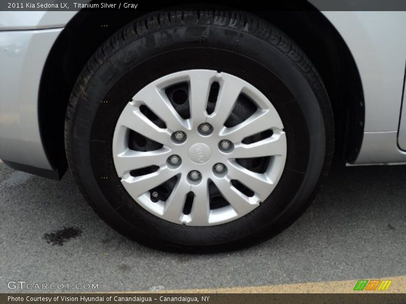 Titanium Silver / Gray 2011 Kia Sedona LX