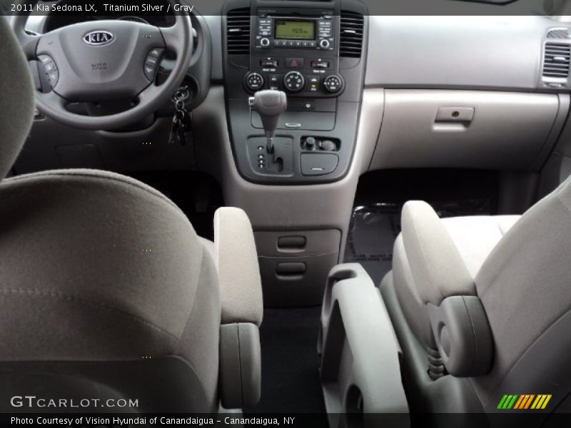 Titanium Silver / Gray 2011 Kia Sedona LX