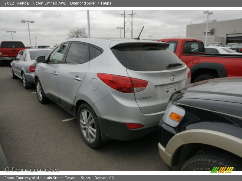 Diamond Silver / Taupe 2012 Hyundai Tucson Limited AWD