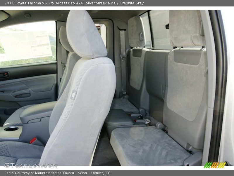 Silver Streak Mica / Graphite Gray 2011 Toyota Tacoma V6 SR5 Access Cab 4x4
