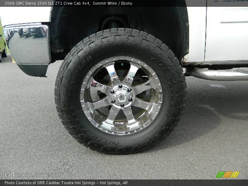 Summit White / Ebony 2009 GMC Sierra 1500 SLE Z71 Crew Cab 4x4