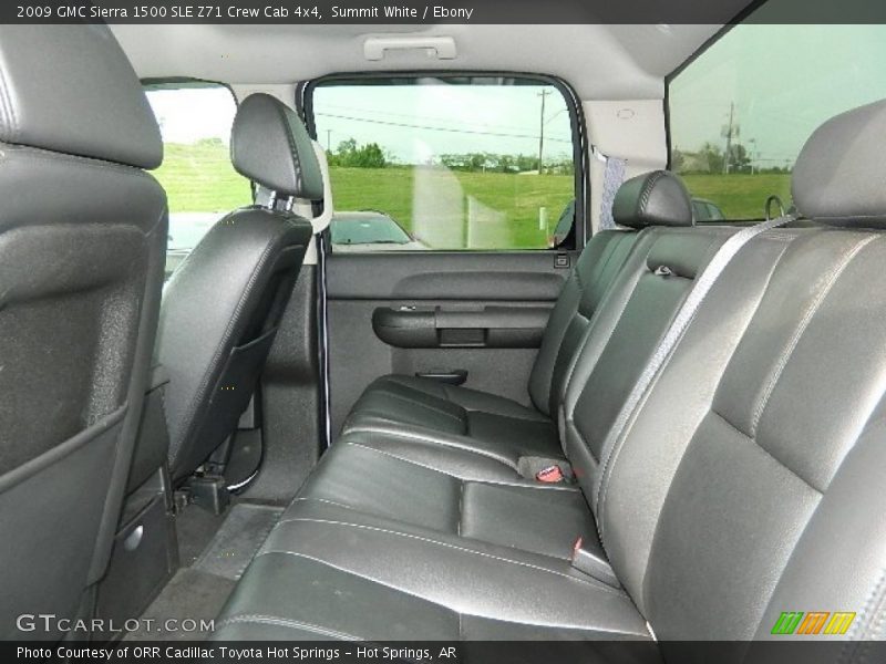 Summit White / Ebony 2009 GMC Sierra 1500 SLE Z71 Crew Cab 4x4