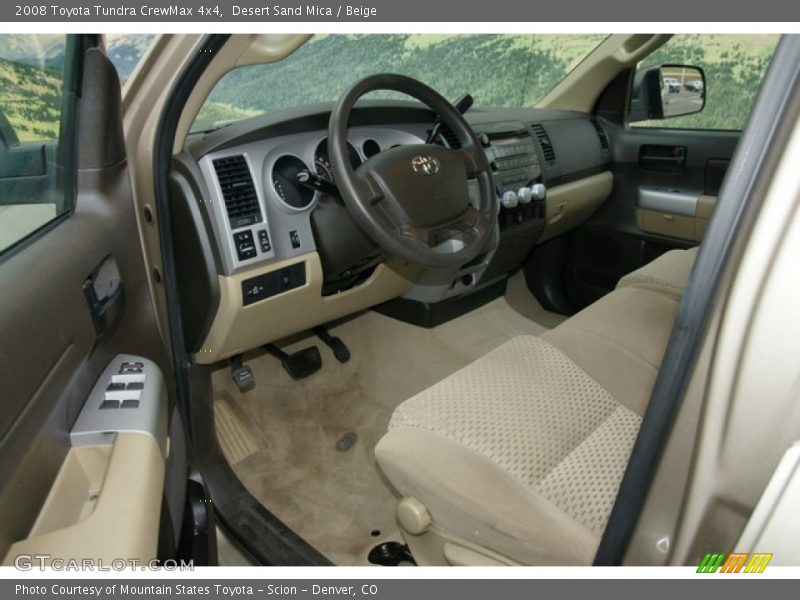 Desert Sand Mica / Beige 2008 Toyota Tundra CrewMax 4x4
