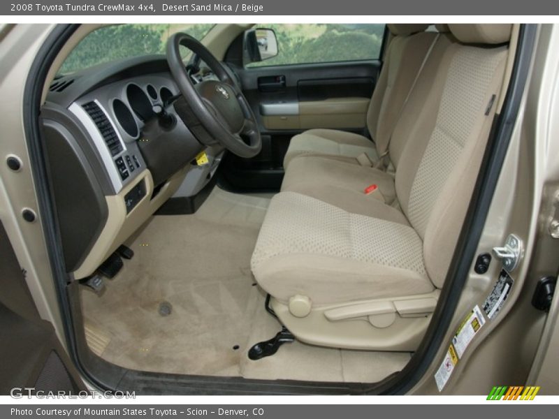 Desert Sand Mica / Beige 2008 Toyota Tundra CrewMax 4x4