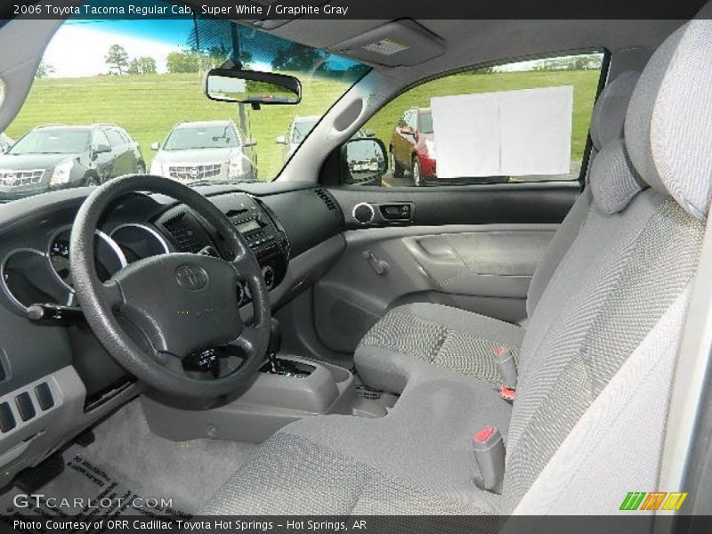 Super White / Graphite Gray 2006 Toyota Tacoma Regular Cab
