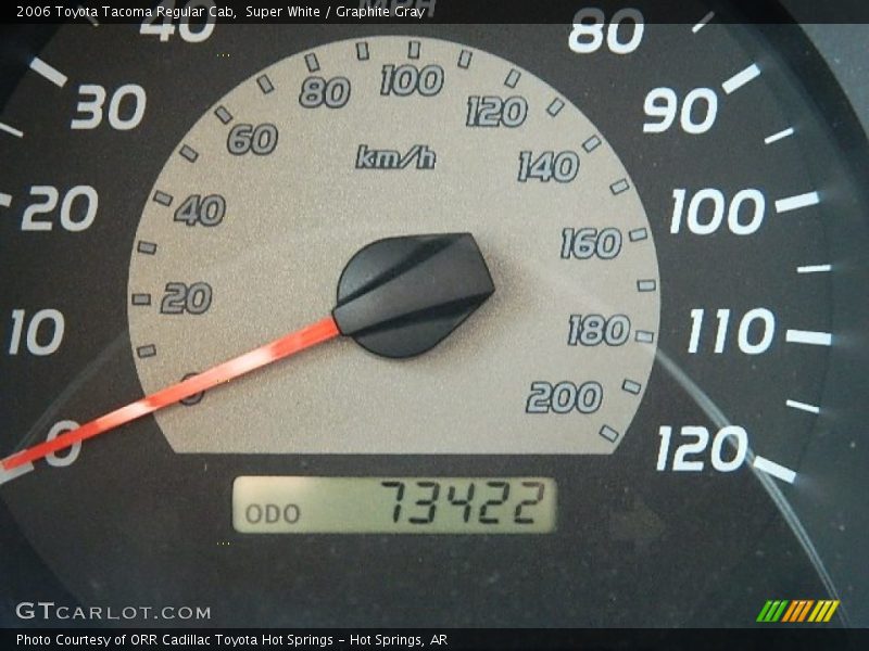 Super White / Graphite Gray 2006 Toyota Tacoma Regular Cab