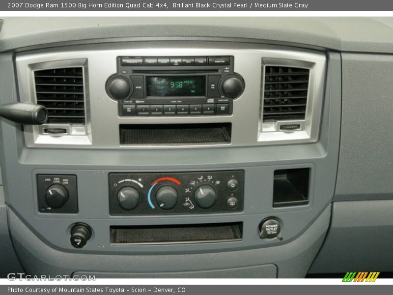 Controls of 2007 Ram 1500 Big Horn Edition Quad Cab 4x4
